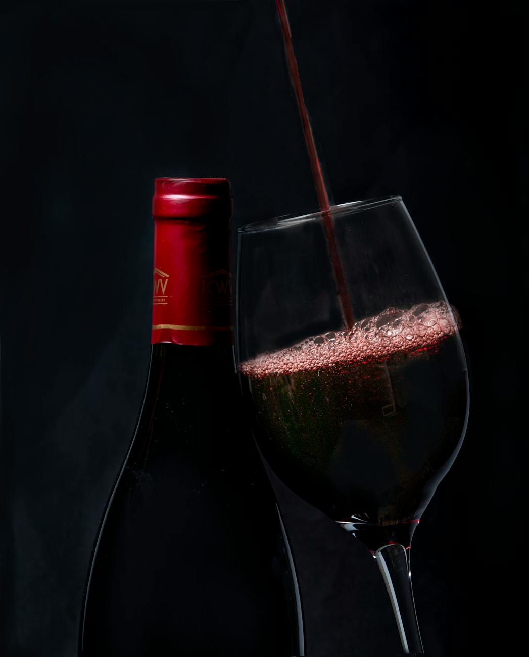 clear wine glass