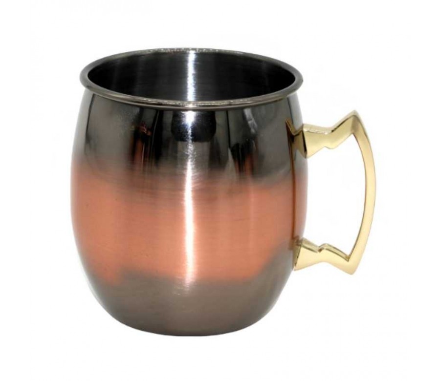 JARRA MOSCOW MULE LISA ACERO INOXIDABLE BICOLOR